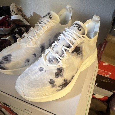 APL Men's Streamline Tie Dye Lace Up Low Top Athletic Sneaker White Black
