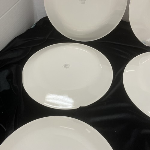 6 Corelle Corning Vitrelle Whisper Sandstone 10 1/4in. White Beige Plates - Bild 12 von 15