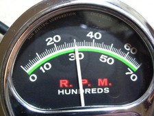 Vintage Nos Sun Electric 7000 R.p.m. Greenline Tachometer Made In U.s.a. Vintage Nos Sun Electric 7000 R.p.m. Greenline Tachometer Made In U.s.a.