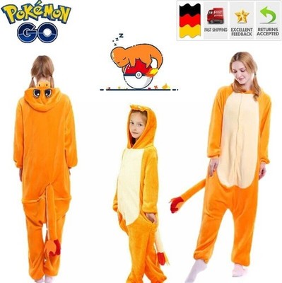 Pokemon Pikachu Charmander Pyjamas Party Kostüm Nachtwäsche Outfits Pyjama DE  