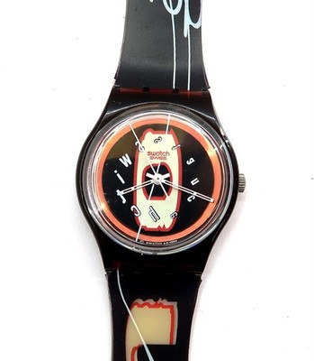 NEW Swatch Key Access Watch DROP OUT SKR100 1996 Gents NEW BATTERY WORKS GREAT
