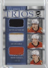 2024 The Cup Trios Jerseys 17/49 Cutter Gauthier Leo Carlsson Trevor Zegras 1s30