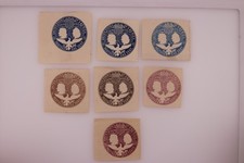 1892 Columbian Color Die Varieties U348-U381 Cut Squares