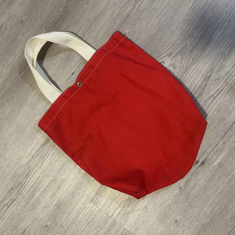 Vintage 1978 Little Traveler Mini Tote Bag Red Consolidated PM Corp Children’s - Image 4 of 4