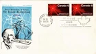 Dr Jim Stamps Canada Sir Ernest Rutherford Pair First Day Issue Cole Cover