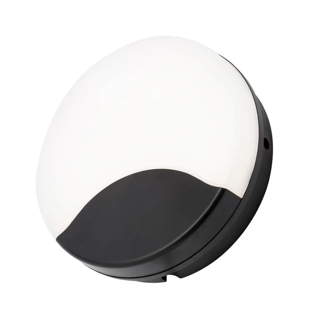 Outdoor Light Black Turus LED Bulkhead Round IP65 3000K 4000K 6000K Coast