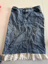 Eddie Bauer Denim Long Skirt 12