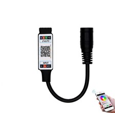 Mini Rgb Bluetooth Controller Dc 5v 12v 24v Music Bt Smart App Controller Light