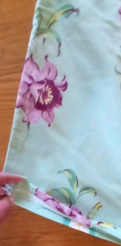 QVC Bettwäschegarnitur 135 x 200 cm und 80 x 80 mehrfarbig mit Blumen 4 Teile - Bild 9 von 13