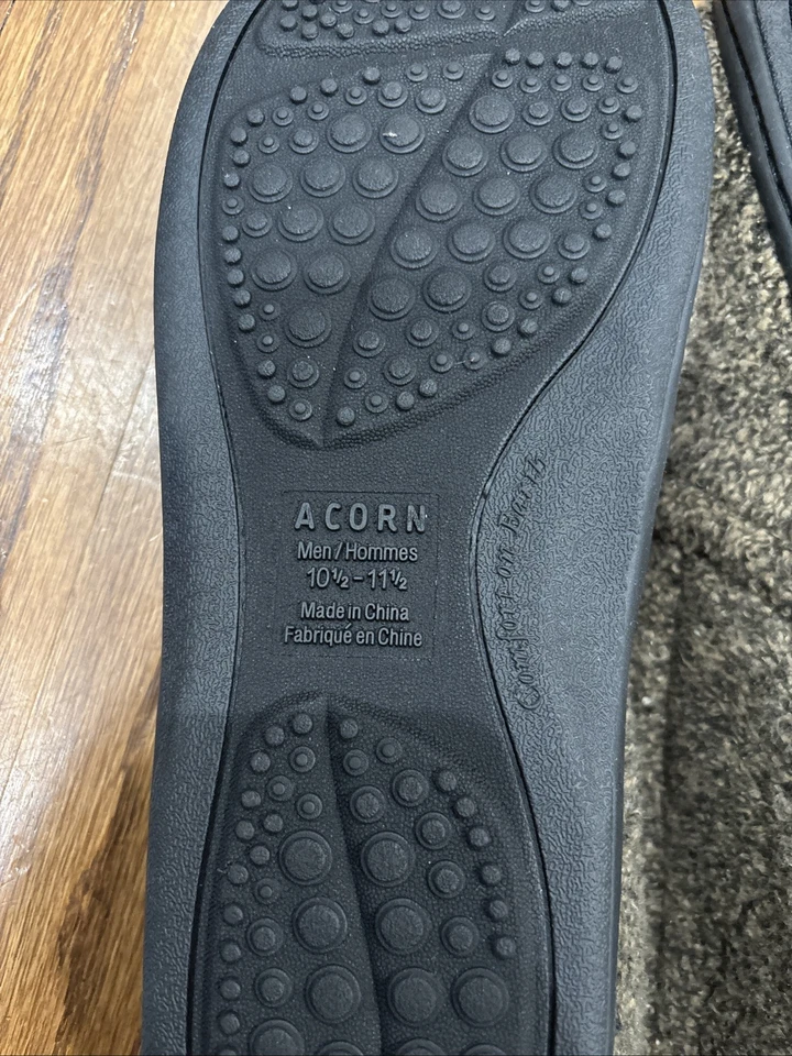Acogedoras pantuflas para hombre Acorn 10,5–11,5 Foto 2 de 2