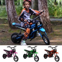 Kids Electric Motorbike with Twist Grip Throttle, 12 Pneumatic Tyres
