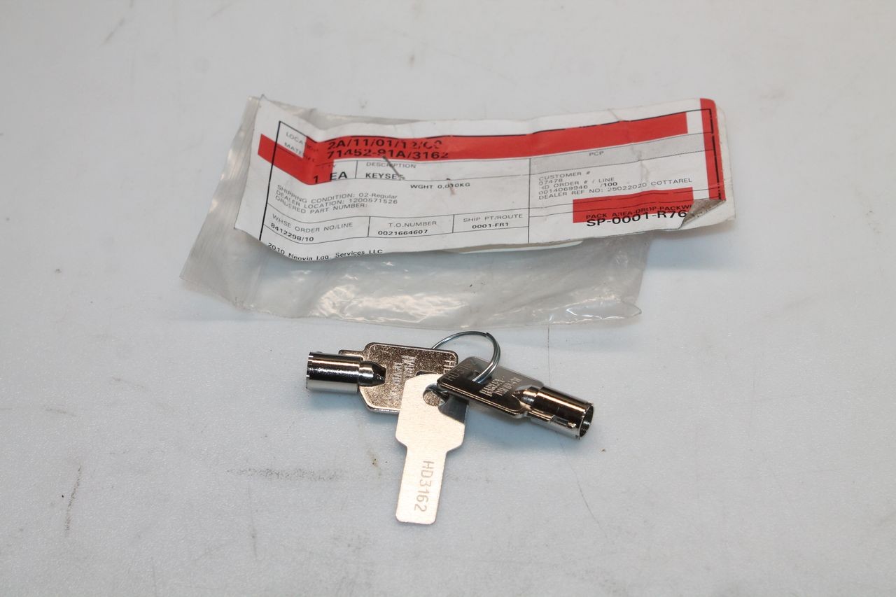 Jeu de clés 3162 Harley Davidson pour serrure de contact moto ref 71452-91A