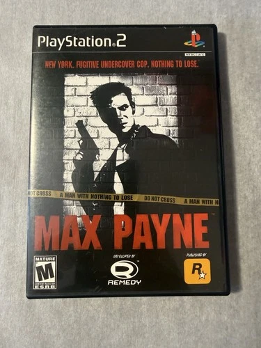 Rockstar Games Max Payne PS2 Game NTSC-U/C Manual Shooter Action Crime M Mature