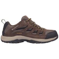 Columbia Mens Crestwood Waterproof Walking Shoe - Mud/Squash - Size 8-12