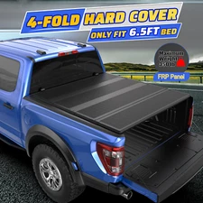 4-Fold 6.5FT FRP+PP Hard Truck Bed Tonneau Cover For 2000-2006 Toyota Tundra New