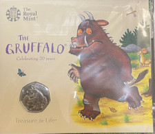 2019 50P- GRUFFALO & MOUSE -  FIFTY PENCE-BRILLIANT UNCIRCULATED -BU - COIN PACK