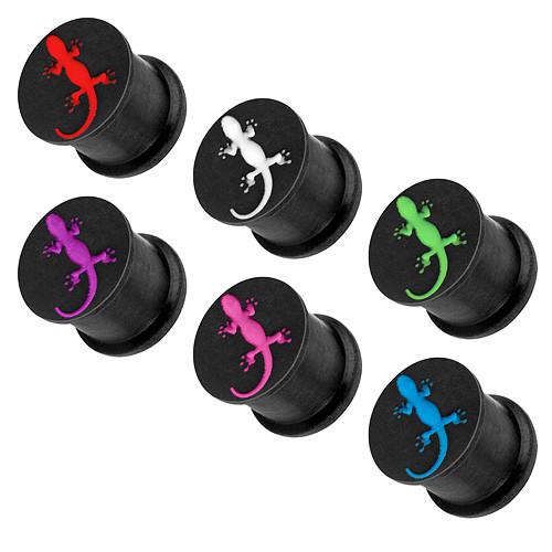Taffstyle Ohr Plug Mit Totenkopf – Silikon, 3D-Design, Verschiedene Größen & Farben