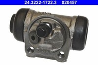 ATE Radbremszylinder Hinten Rechts Smart 24.3222-1722.3