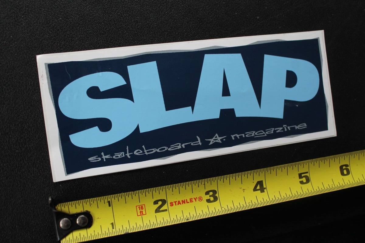 90s SLAP magazine キャップ old skate SLAP Skateboard Magazine Blue Logo OG 90's Z62B Vintage