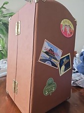 Vintage Muffy Vanderbear Teddy Bear Travel Trunk Grand Tour Wardrobe Chest 1994