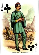 General Beauregard Designed by Teodoro N Miciano American Civil War Playing Card