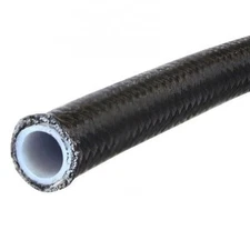 5/16" AN6 Black Nylon Braided Ethanol Fuel Oil Gas Line Hose PTFE + 10FT AU