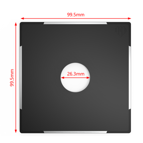 Lens Board Copal #00 #0 #1 #3 99.5x99.5mm Für Sinar P3 4x5 Large Format Camera - Picture 13 of 16