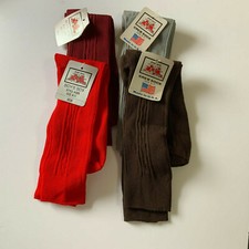 TWO FEET AHEAD Vintage CABLE CREW SOCKS BOYS SIZE 9-11 NWT