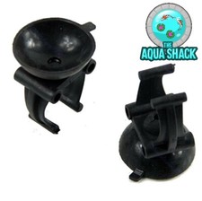 2 x Replacement Aquarium Heater Suction Cups Clips Suckers Fish Tank Thermostat