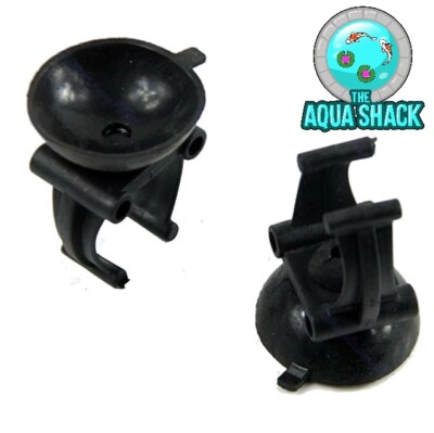 ZZHXSM 6-Pack Aquarium Heater Suction Cups - Black Plastic Clips For Fish Tank Heaters, Filters, Lights | 30mm Diameter, Easy To Install