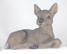 BABY FAWN - BABY DEER - CUTE MODEL - WILDLIFE LOVERS GIFT - WOODLAND ANIMAL 19cm