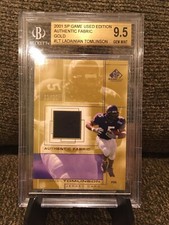 2001 SP Game Used Ladainian Tomlinson Gold Patch Jersey#/25 BGS 9.5 Gem Mint 1/1