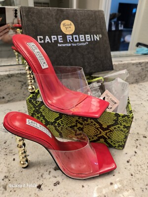 Cape Robbin Metro Clear Strap Sandals