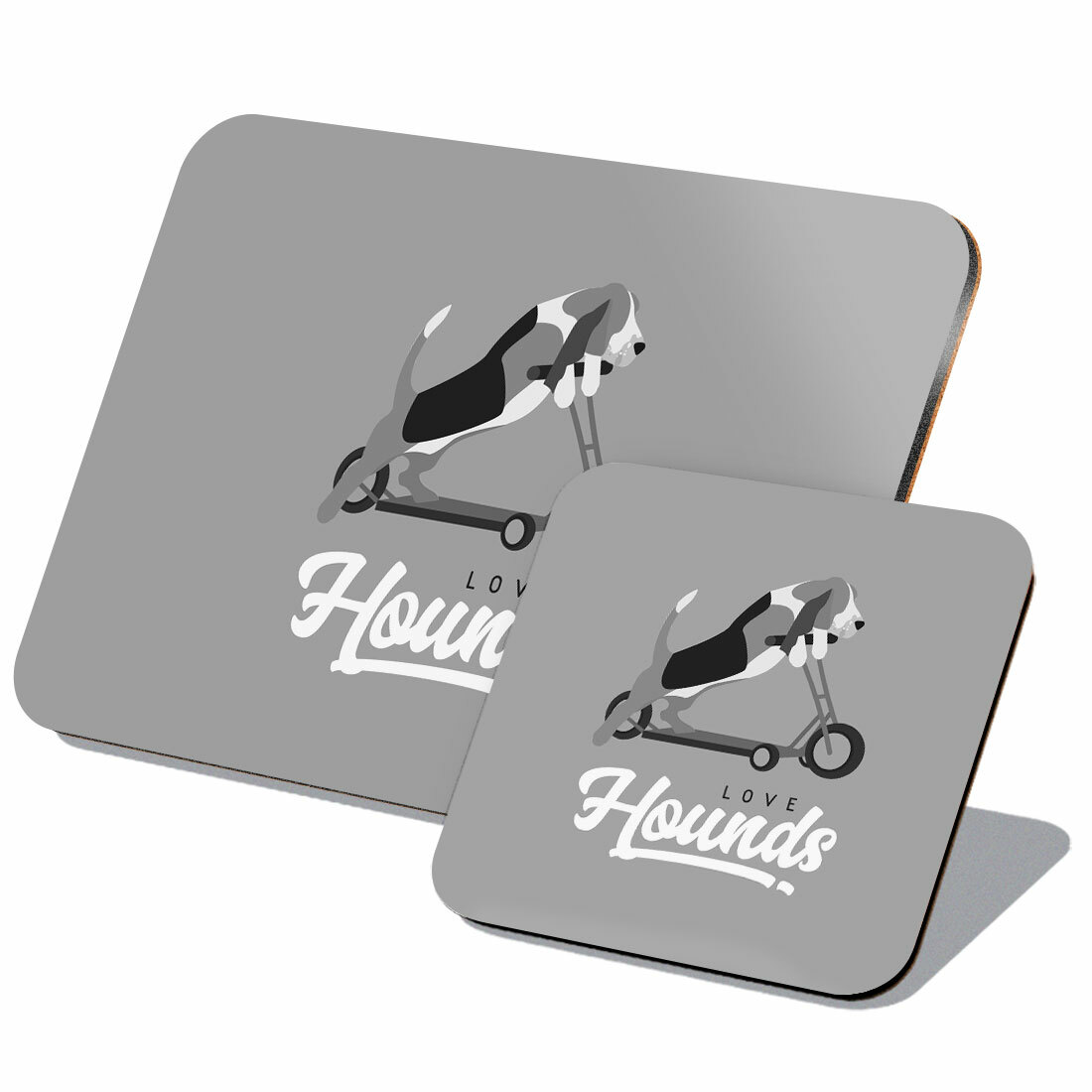 1x-cork-placemat-coaster-set-bw-love-hounds-beagle-puppy-dog