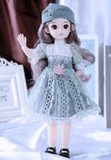 Stehpuppe Spielpuppe 32 cm groß beweglich mit 13 Gelenken, Nr. 1398