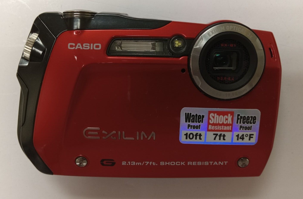 EX-G1 Casio Camera Digital Exilim - | EXILIM Review 12.1MP Red