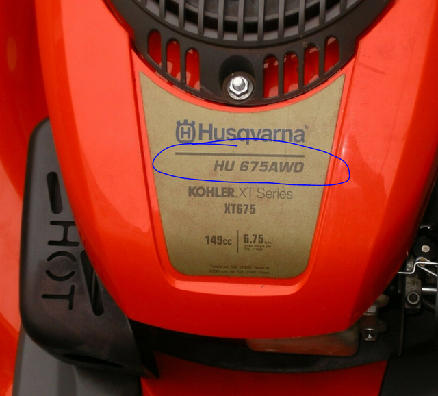 Carburetor Carb for Husqvarna Hu675awd Mower 961430108 961450015