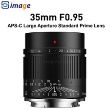 SGimage 35mm F0.95 MF APS-C Large Aperture Lens For Canon Sony Fuji Nikon M4/3 L