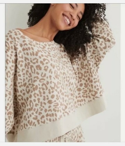 Aerie Off The Shoulder Animal Print 