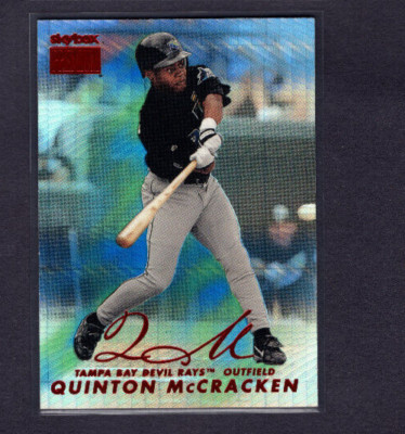 1999 SKYBOX PREMIUM STAR RUBIES PARALLEL #33 QUINTON MCCRACKEN RAYS SP #44/50