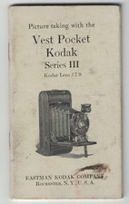 Picture Taking with KODAK VEST POCKET SERIES III Kodar f7.9 1926