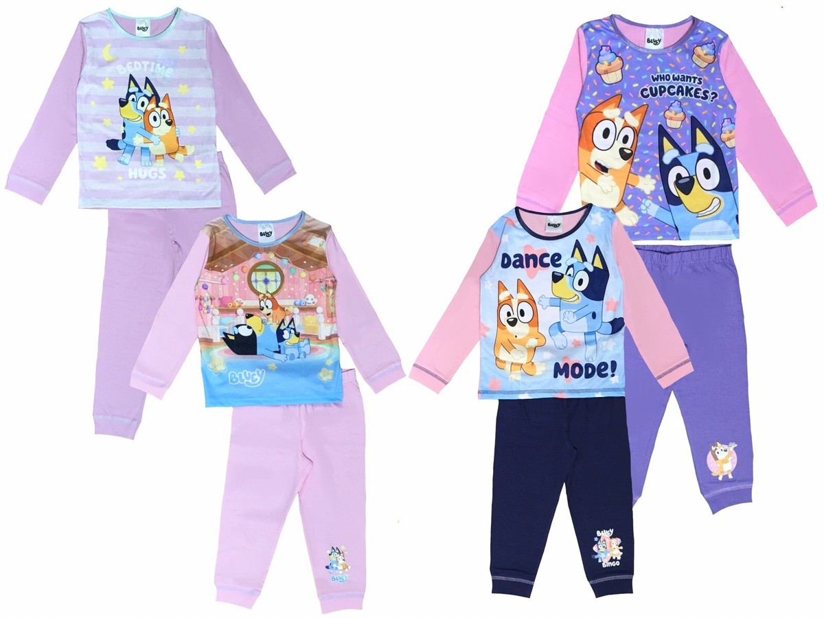 Pink Girls Bluey Pjs Buy Character Pink Bluey Pyjamas Pack From - Main Image