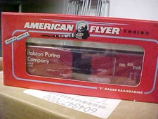 AMERICAN FLYER---# 48477------RALSTON PURINA BOXCAR---TCA EDITION