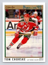 1991-92 OPC Premier #91 Tom Chorske  Montreal Canadiens 