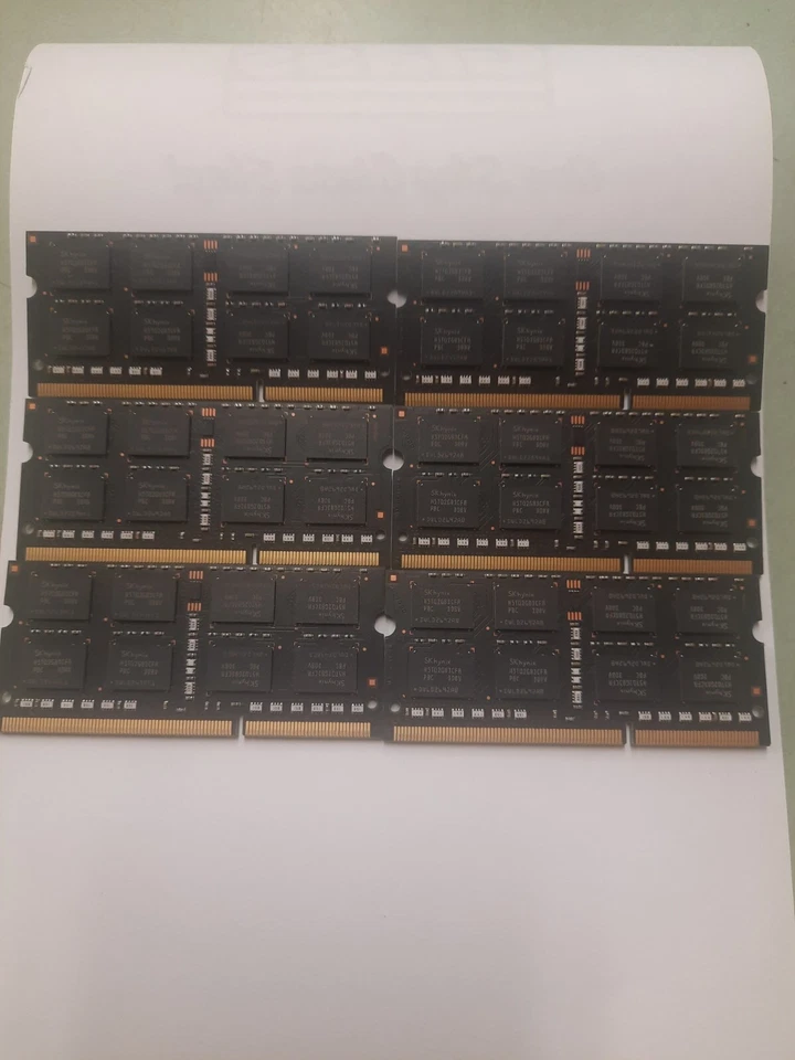 (6) 24GB 6X4GB APPLE PC3-12800S DDR3 SDRAM LAPTOP Memory RAM Hynix MATCHED 1308 - Image 4 of 4
