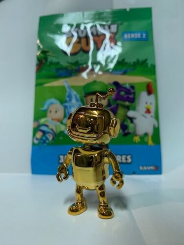 STUMBLE GUYS 3D Collezione 2a Serie Personaggio GOLDEN ROBOT CHROME - Zdjęcie 1 z 1