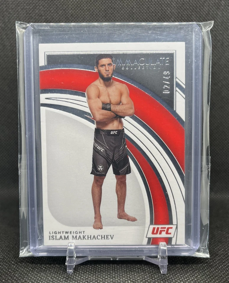 2022 Panini Immaculate Collection UFC ISLAM MAKHACHEV /49 Lightweight SP - Image 3 of 3