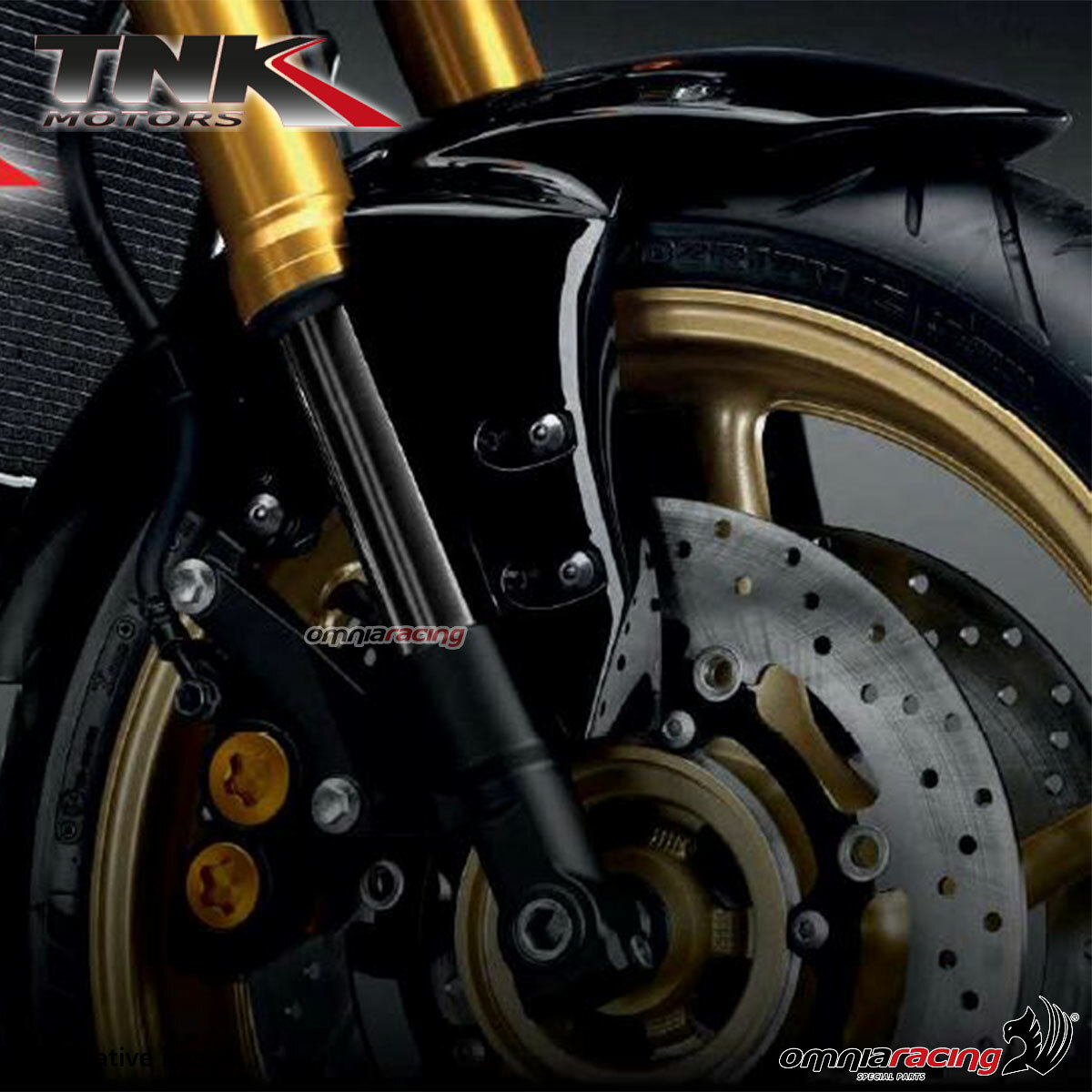 Single fork inner TNK black for original fork for Kawasaki
