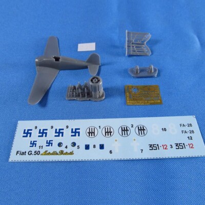 Fiat G,50 Freccia, Resin & 3D Printed Model Aircraft Kit Scale 1:144 MDR14423