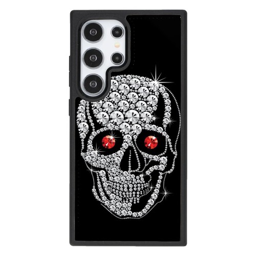Funny Covers For Samsung S7 S8 S9 S10 S20 Plus Lite Black skeleton skull diamond - 第 5/25 張圖片